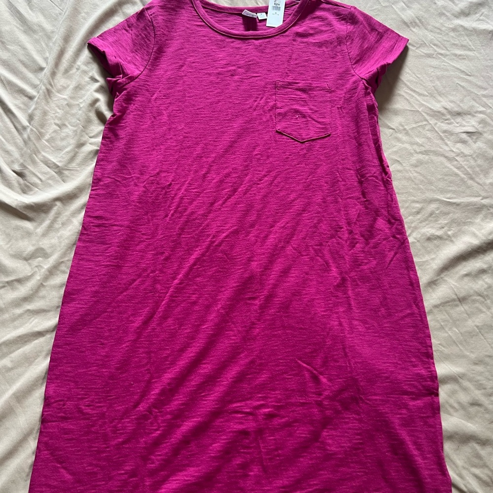 GAP Fuchsia T-Shirt Dress